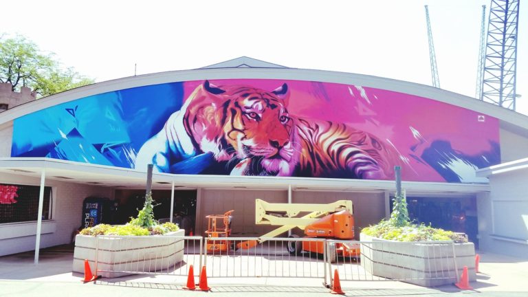 Mural Art Project: Lagoon - Aerosol Realism by SRIL ART